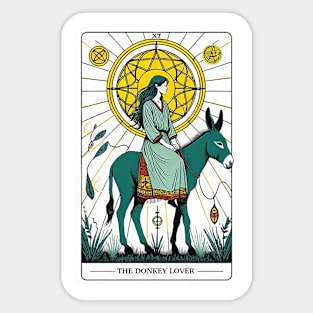 The Donkey Lover Sticker